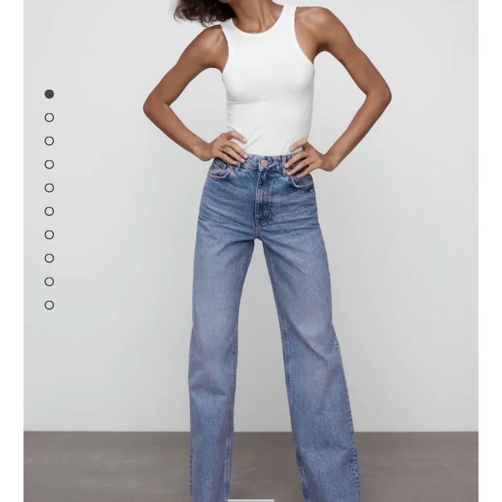 ZARA Wide Leg Jeans NWT